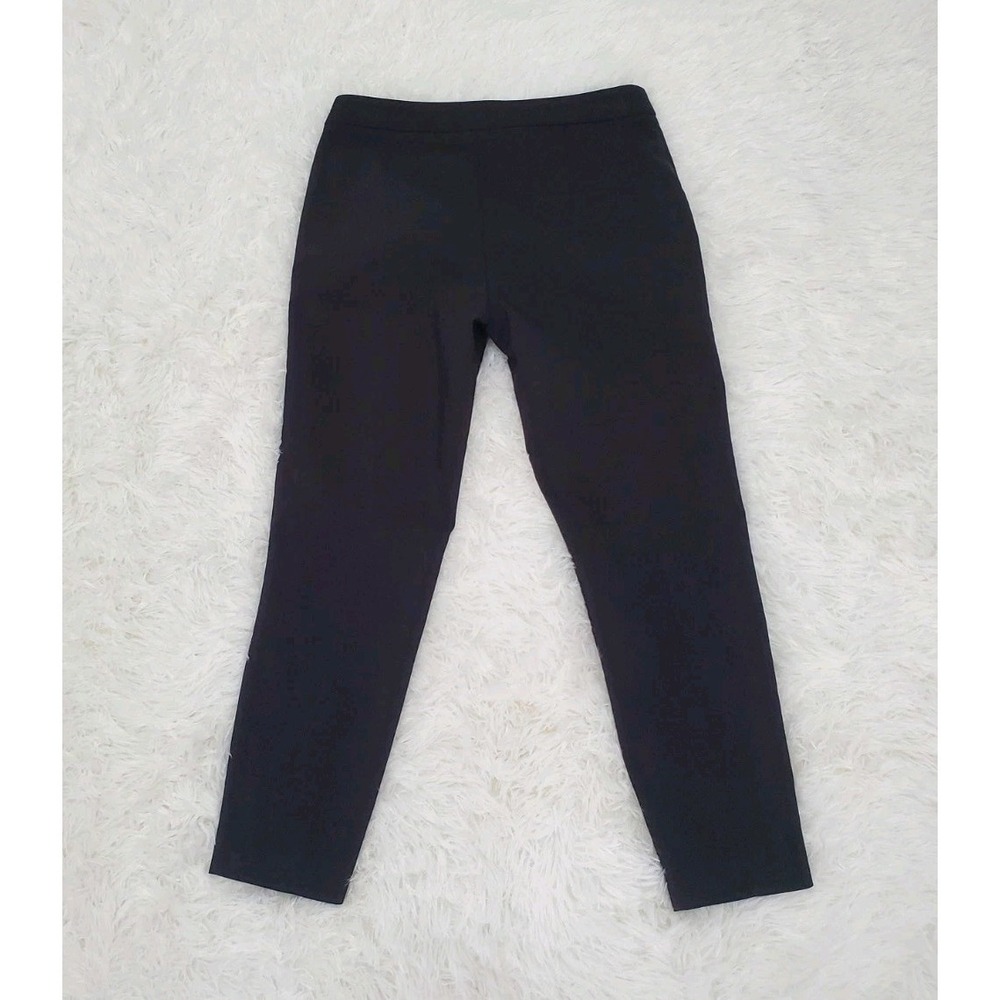 H&M Black Slim Ankle Capri Pants Womens Size 6 EUR 36 Regular Waist - Picture 6 of 8